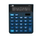 Calculadora liderpapel sobremesa xf17 8 digitos solar y pilas color azul 127x105x24 mm