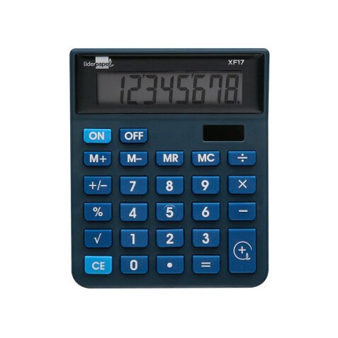 Liderpapel XF17 calculadora Escritorio Calculadora básica Negro, Azul