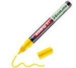 Marqueur edding 51 ecoline peinture base eau pointe      ogive 1/2mm coloris jaune