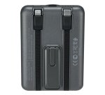 Rivacase VA2607 batteria portatile Polimeri di litio (LiPo) 5000 mAh Carica wireless Nero, Grigio