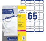 Avery L7651-25 addressing label Self-adhesive label White