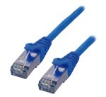 MCL 2m Cat6a S/FTP câble de réseau Bleu S/FTP (S-STP)