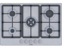BOSCH Plaque gaz PGQ7B5K90, Série 4, 75 cm, Brûleur Wok