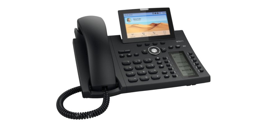 Snom D385N IP phone Black 12 lines TFT