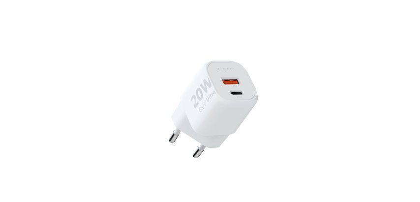 XTORM Chargeur secteur 20W GaN2 Ultra -1 USB-C 1 USB-A
