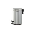 Perfetto 0445 bidone per la spazzatura 3 L Rotondo Acciaio inox