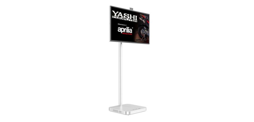 YASHI DY3271 visualizzatore di messaggi Pannello piatto per segnaletica digitale 80 cm (31.5") Wi-Fi 500 cd/m² 4K Ultra HD Bianco Touch screen Processore integrato