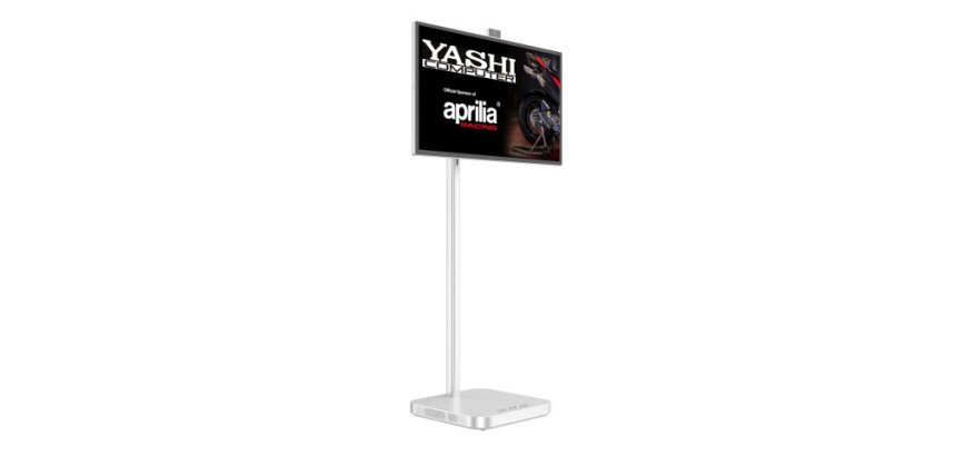 YASHI DY3271 Signage Display Digital signage flat panel 80 cm (31.5") Wi-Fi 500 cd/m² 4K Ultra HD White Touchscreen Built-in processor