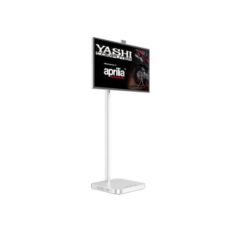 YASHI DY3271 visualizzatore di messaggi Pannello piatto per segnaletica digitale 80 cm (31.5") Wi-Fi 500 cd/m² 4K Ultra HD Bianco Touch screen Processore integrato
