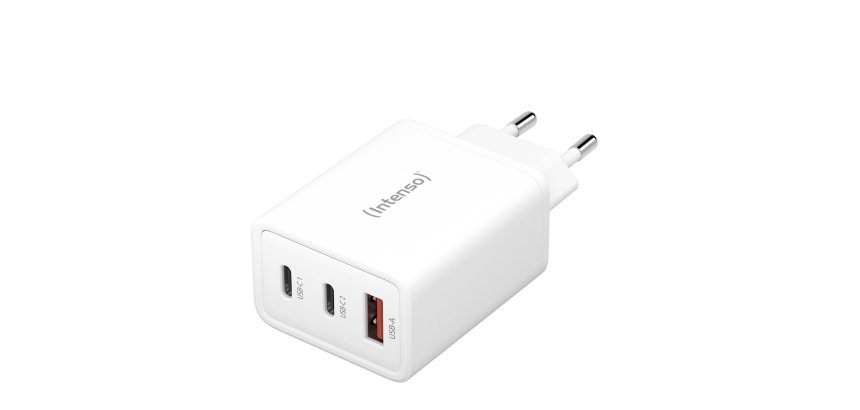 Intenso POWER ADAPTER 1XUSB-A/2XUSB-C/7806512 Universale Bianco AC Ricarica rapida Interno