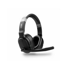 Urban Factory MOVEE COMFORT Auriculares Inalámbrico Diadema Juego USB Tipo C Bluetooth Base de carga Negro