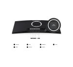 JAPANNEXT JN-IPS340UWQHD60C-C65W-HS écran plat de PC 86,4 cm (34") 3440 x 1440 pixels UltraWide Quad HD LCD Noir, Argent