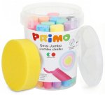 Primo 0032GC18IS gesso per lavagna Bianco, Giallo, Arancione, Lillà, Rosa, Azzurro, Verde 18 pz