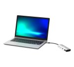 Port Designs 900164 station d'accueil Avec fil USB 3.2 Gen 1 (3.1 Gen 1) Type-C Acier inoxydable