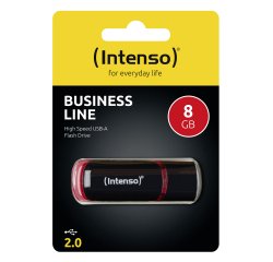 Intenso 8GB USB2.0 USB-Flash-Laufwerk 8 GB USB Typ-A 2.0 Schwarz, Rot