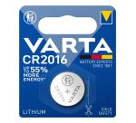 Varta LITHIUM Coin CR2016 (Batteria a bottone, 3V) Blister da 1