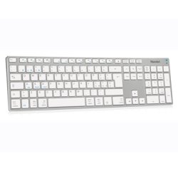 Hamlet XKKITA-MCBT tastiera Universale Bluetooth Italiano Argento, Bianco