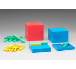 Elements base 10 a l'unite wissner 100 cubes pour base   10 cubes encastrables