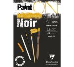Paint'ON Noir bloc collé 20F A5 250g