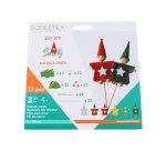 Kit feutrine sodertex lutin sweety a fabriquer 2mm 12     sachets individuels 10        coloris assortis