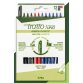 Tratto F04020000 ballpoint pen Black, Blue, Red Twist retractable ballpoint pen 12 pc(s)