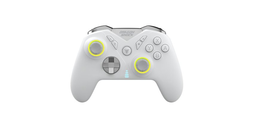 Dragonshock Nebula Pro Bianco Bluetooth Gamepad Nintendo Switch
