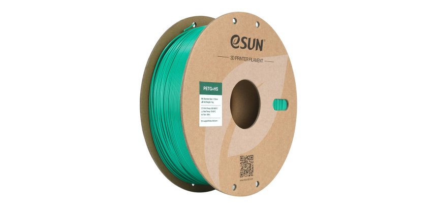 eSUN PETG+HS PETg (polyethylene terephthalate glycol-modified) Green 1 kg