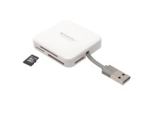 PNY AXP724 lecteur de carte mémoire USB 2.0 Blanc