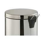 Perfetto 0445 bidone per la spazzatura 3 L Rotondo Acciaio inox