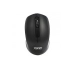 Port Designs 900508 souris Médical Ambidextre RF Wireless + USB Type-C 1000 DPI