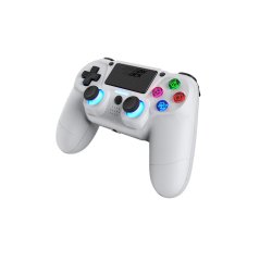 Dragonshock Mizar Bianco Bluetooth Gamepad Analogico/Digitale PlayStation 4