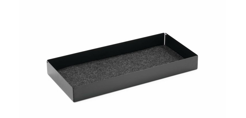 Tiroir durable support moniteur effect grande        capacite coloris anthracite