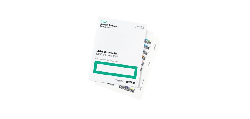 HPE LTO-8 Ultrium RW Bar Code Label Pack