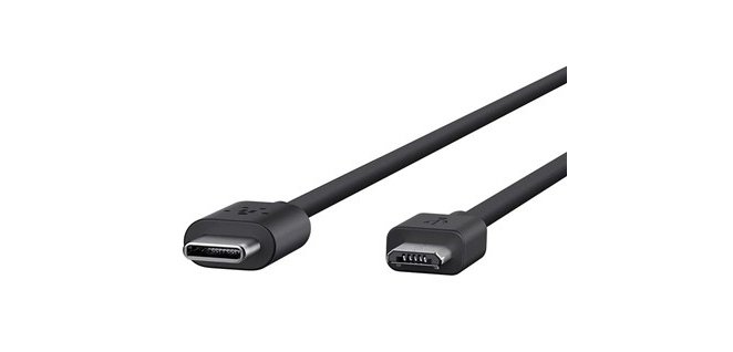 DLH Cable USB-C vers micro USB 1m noir