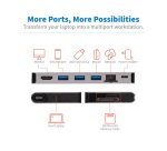 Tripp Lite U442-DOCK5D-GY station d'accueil Avec fil USB 3.2 Gen 1 (3.1 Gen 1) Type-C Gris