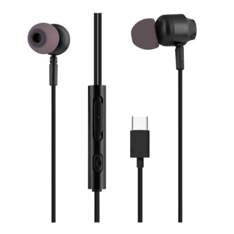 Écouteurs intra-auriculaires digital TYPE C - noir ESTYPEC2BK