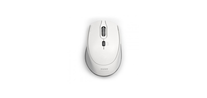 Port Designs 900714 souris Bureau Ambidextre RF Wireless + USB Type-C 1600 DPI