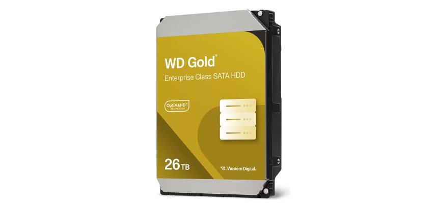Western Digital Gold WD261KRYZ disque dur 26 To 7200 tr/min 512 Mo 3.5" Série ATA III