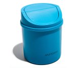 Muitomas DESKBINBL trash can Round Plastic Blue