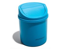 Muitomas DESKBINBL trash can Round Plastic Blue