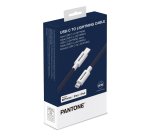 Pantone PT-CTL002-5N lightning cable 1.5 m Blue, White