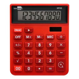 Liderpapel XF22 calculadora Escritorio Calculadora básica Rojo