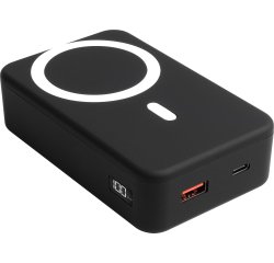 XtremeMac XWH-PMS3-13 banque d'alimentation électrique 20000 mAh Recharge sans fil Noir