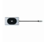 DICOTA D32059 hub & concentrateur USB Type-C Noir, Argent