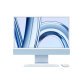 Apple iMac Apple M M3 59,7 cm (23.5") 4480 x 2520 Pixels Alles-in-één-pc 8 GB 256 GB SSD macOS Sonoma Wi-Fi 6E (802.11ax) Blauw