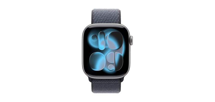 Apple MFFC4ZM/A slimme draagbare accessoire Band Blauw Nylon, Gerecycled polyester, Spandex