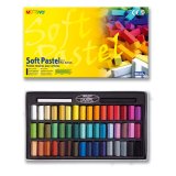 Soft pastels oz mungyo carres 27 mm boite 48 unites coloris assortis