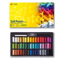 Soft pastels oz mungyo carres 27 mm boite 48 unites coloris assortis