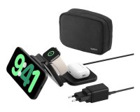 Belkin BoostCharge Pro Casques, Smartphone, Smartwatch Noir Secteur, USB Recharge sans fil Charge rapide Intérieure