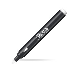 Marqueur sharpie creatif pointe ogive trait 2,5mm      encre acrylique coloris blanc